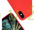 Eco Bio kryt iPhone X, XS - červený